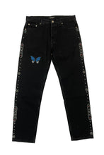 將圖片載入圖庫檢視器 STUGAZI DENIM x CRAWING DEATH BUTTERFLY RHINESTONE DENIM
