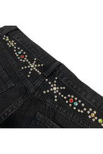 將圖片載入圖庫檢視器 STUGAZI DENIM x CRAWING DEATH BUTTERFLY RHINESTONE DENIM