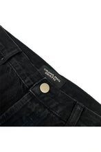 將圖片載入圖庫檢視器 STUGAZI DENIM x CRAWING DEATH BUTTERFLY RHINESTONE DAMAGED DENIM