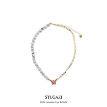 將圖片載入圖庫檢視器 White Turquoise Amor Butterfly