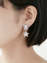將圖片載入圖庫檢視器 Purple Butterfly Star Pierce
