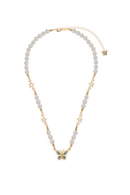 將圖片載入圖庫檢視器 Turquoise Butterfly Star Angel Gold Necklace