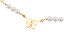 將圖片載入圖庫檢視器 Silky Butterfly Star Angel Gold Necklace