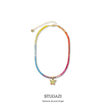 將圖片載入圖庫檢視器 Rainbow Zirconia Angel