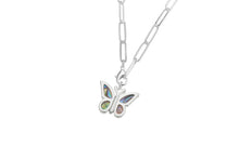 將圖片載入圖庫檢視器 Seashell Clip Butterfly Silver