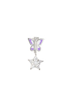 將圖片載入圖庫檢視器 Purple Butterfly Star Pierce