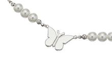 將圖片載入圖庫檢視器 Silky Butterfly Star Angel Silver Necklace
