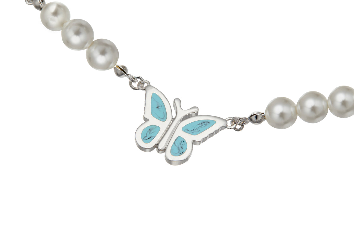 STUGAZI ターコイズ butterflyネックレス Turquoise Butterfly Star Angel Silver Necklace – STUGAZI