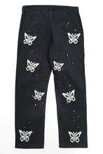 將圖片載入圖庫檢視器 STUGAZI DENIM x CRAWING DEATH BUTTERFLY WORK PANTS