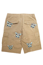 將圖片載入圖庫檢視器 STUGAZI DENIM x CRAWING DEATH BUTTERFLY WORK SHORTS