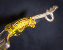 将图片加载到图库查看器,Silver Head 18k Gold Eagel Pendant