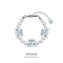將圖片載入圖庫檢視器 Turquoise Butterfly Bracelet