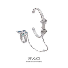 將圖片載入圖庫檢視器 Rose Butterfly Bangle & Ring