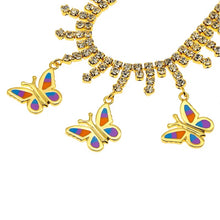 将图片加载到图库查看器,SHINee Gold butterfly Ankle Bracelet