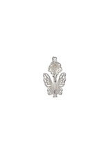 Load image into Gallery viewer, Lotus Butterfly Pierce Silver
