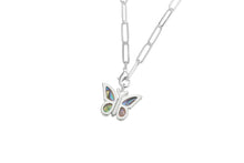Load image into Gallery viewer, Seashell Clip Butterfly Silver

