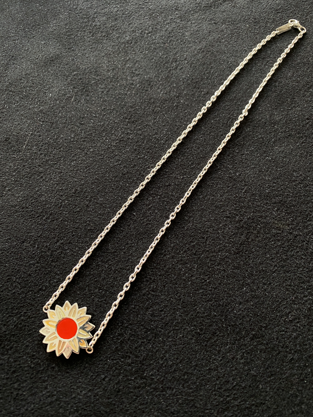 S925 Handmade Sunflower Necklace