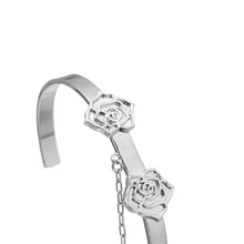 Load image into Gallery viewer, Rose Butterfly Bangle &amp; Ring
