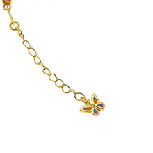 Load image into Gallery viewer, SHINee Gold butterfly Ankle Bracelet
