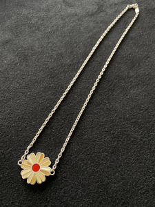 S925 Handmade chrysanthemum Necklace